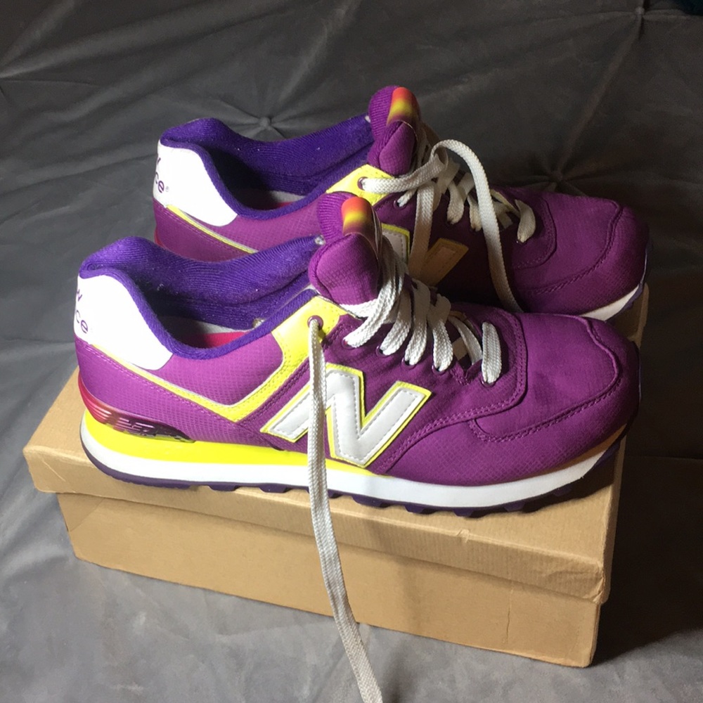New balance size 9 Purple yellow encap